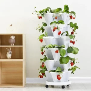 Stand-Standing Planters Strawberry Planting Pots