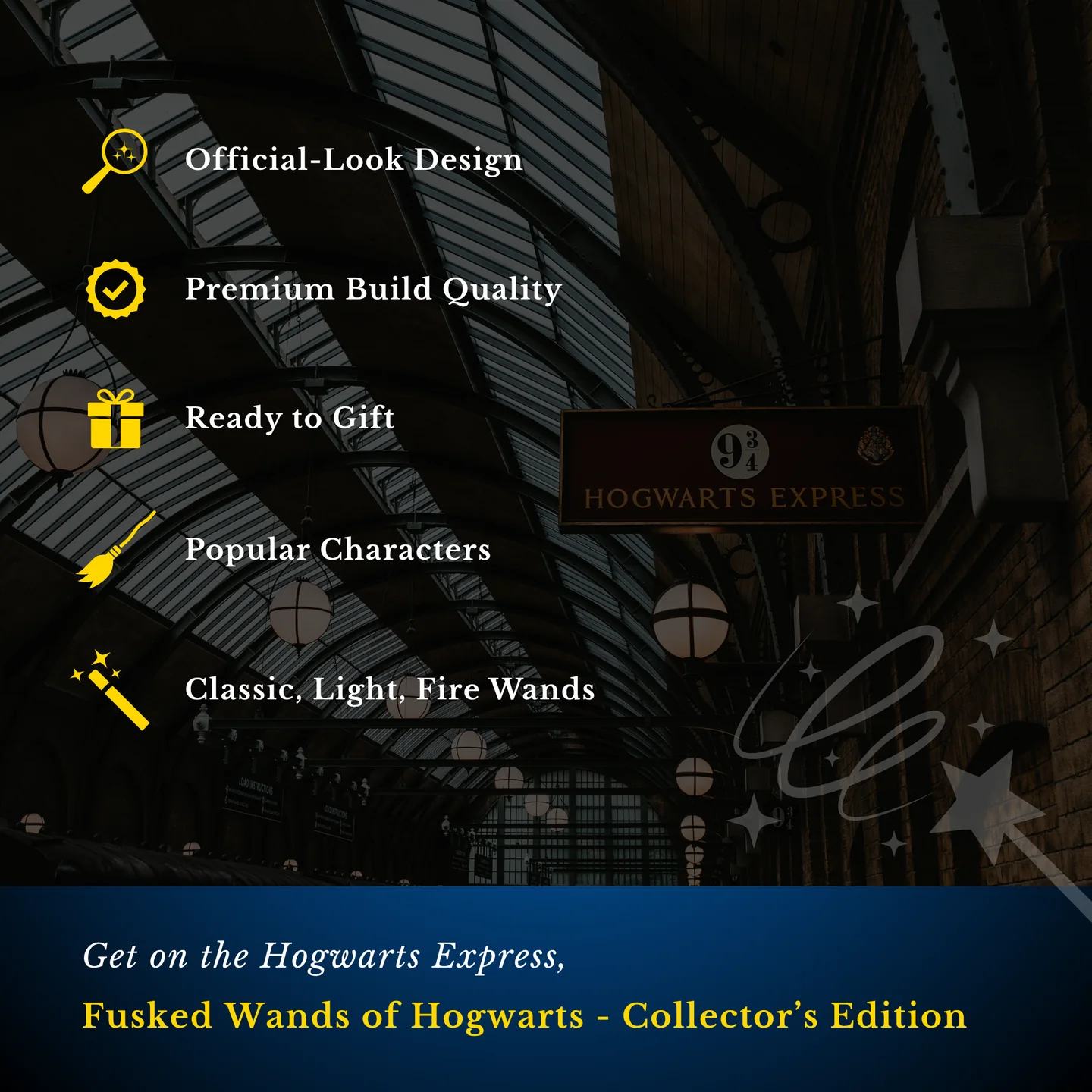 Fusked™ Fire Shooting Wands of Hogwarts