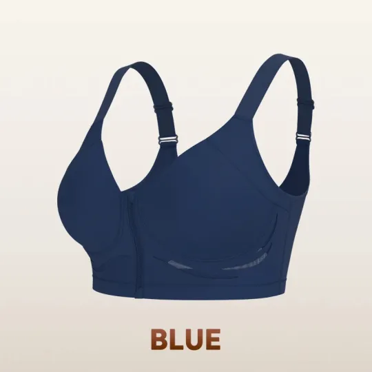 Wireless Zip-front Body Shaping Bra