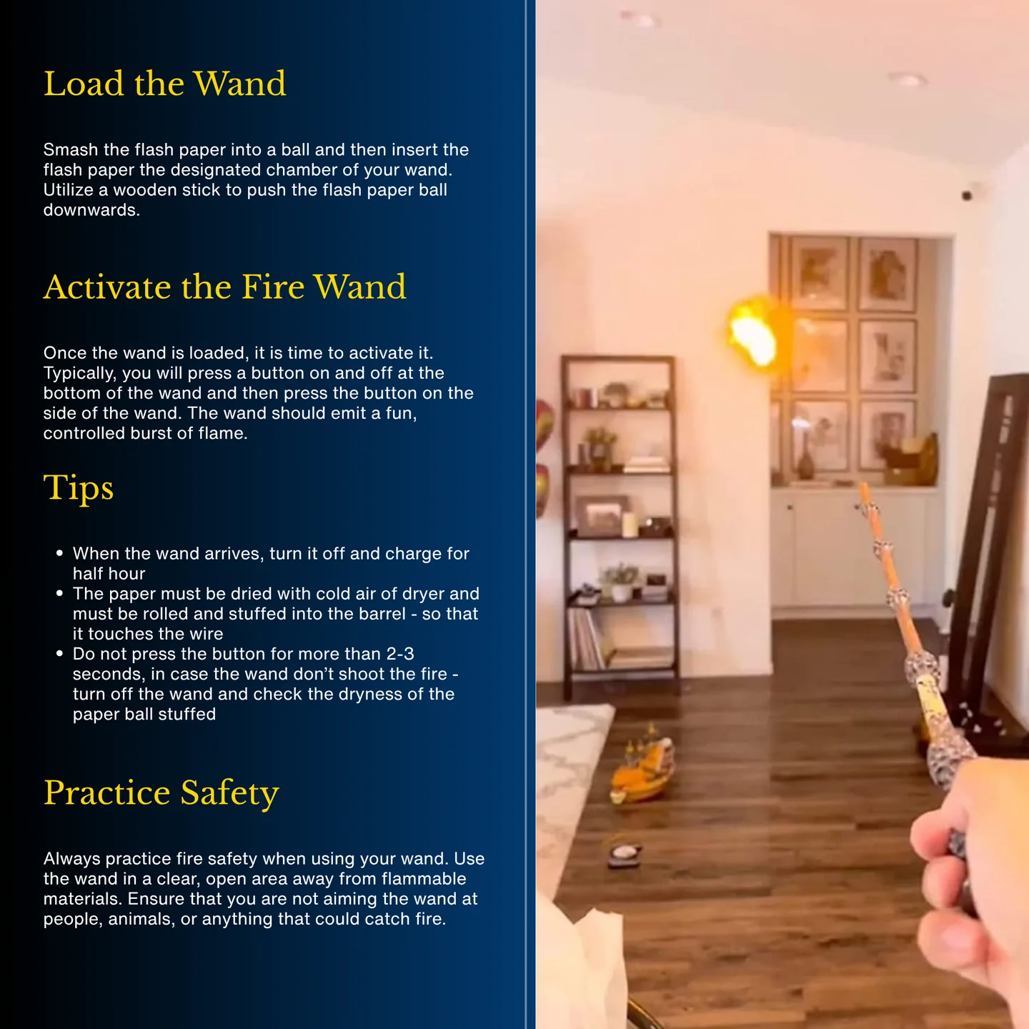 Fusked™ Fire Shooting Wands of Hogwarts