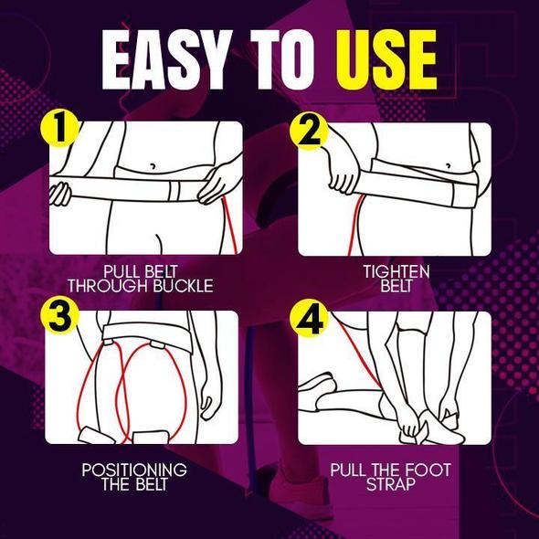 BubbleButt™ Waist Belt Pedal Butt Trainer