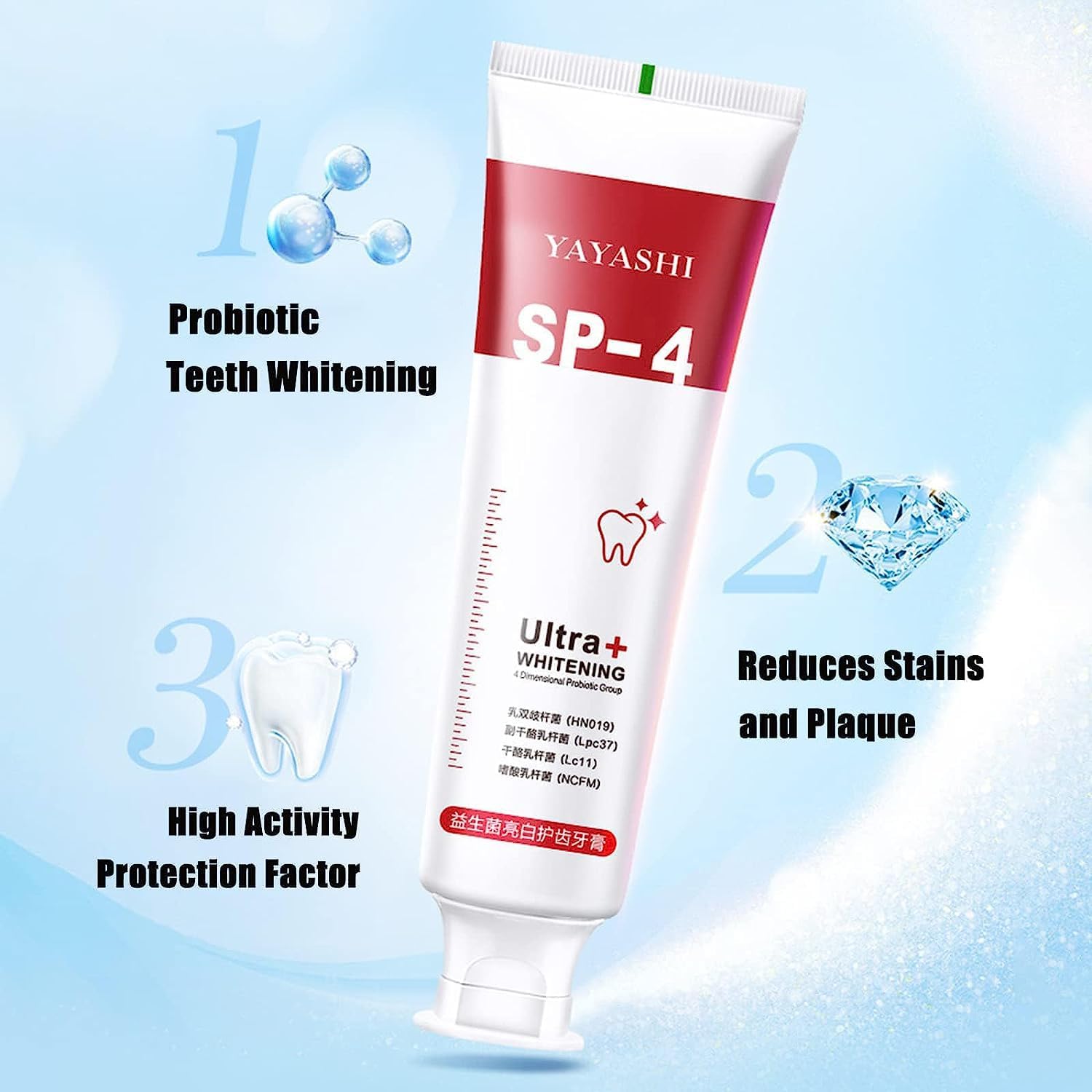 SP-4 Probiotic Whitening Toothpaste, Teeth Whitening