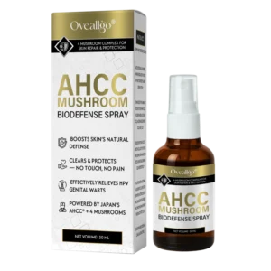 Oveallgo® AHCC Mushroom HPV Genital Warts Eraser Spray