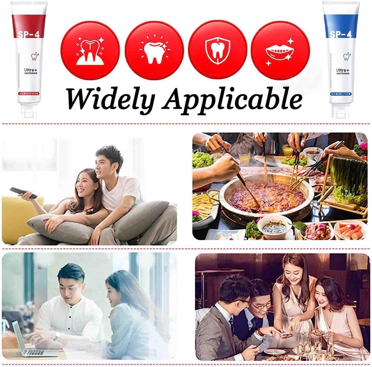 SP-4 Probiotic Whitening Toothpaste, Teeth Whitening