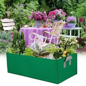 Rectangular Fabric Raised Garden Bed