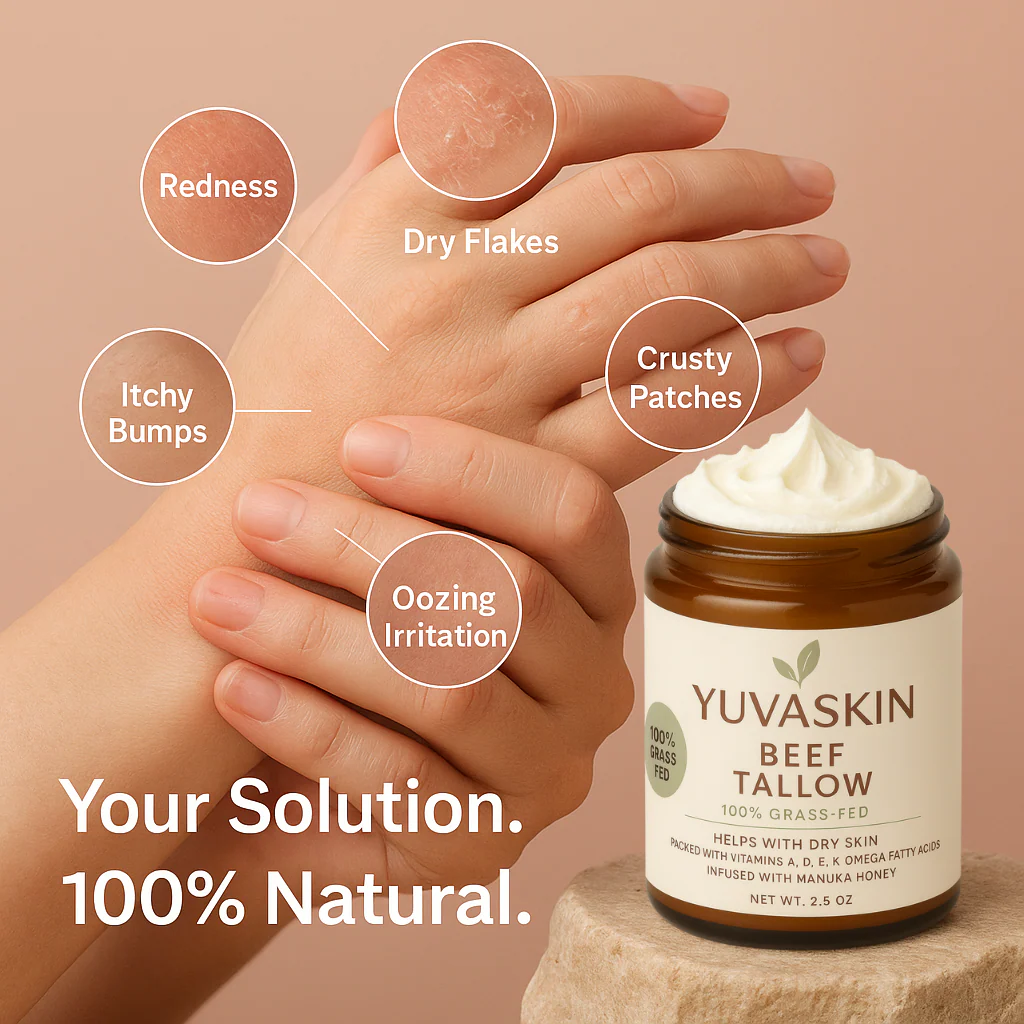 YuvaSkin™ Beef Tallow Cream