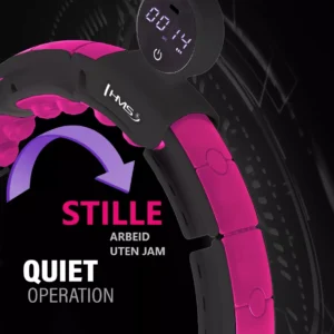 HHM16 Magnetic Rocking Ring with weight pink-black