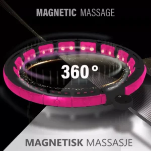 HHM16 Magnetic Rocking Ring with weight pink-black