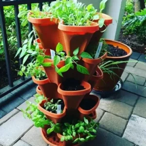 Stand-Standing Planters Strawberry Planting Pots