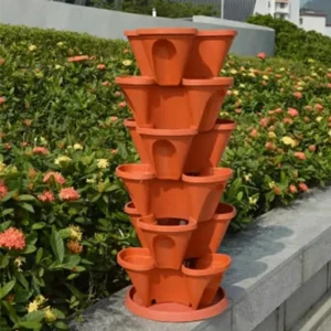 Stand-Standing Planters Strawberry Planting Pots