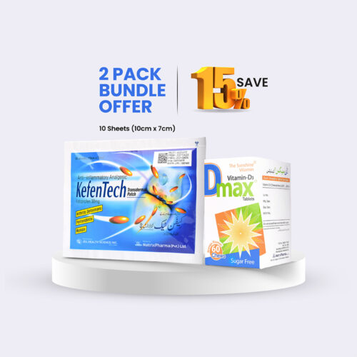 kefentech® Plaster + Dmax® Chews Dual-Action Wellness & Relief Bundle