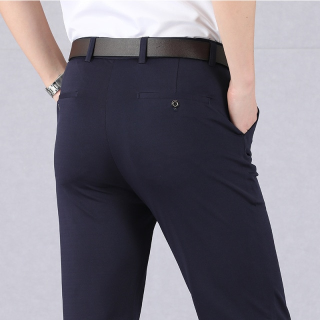 Men’s Ice Silk Suit Pants - Image 5