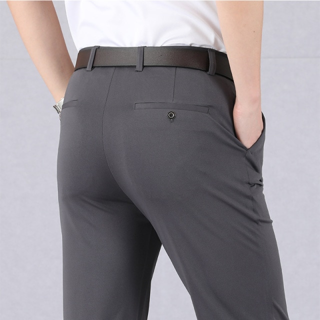 Men’s Ice Silk Suit Pants - Image 6