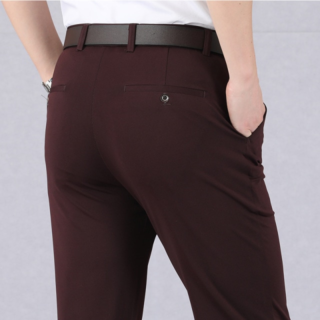 Men’s Ice Silk Suit Pants - Image 8