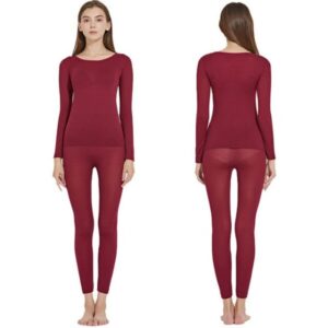 Seamless Elastic Thermal Inner Wear Set