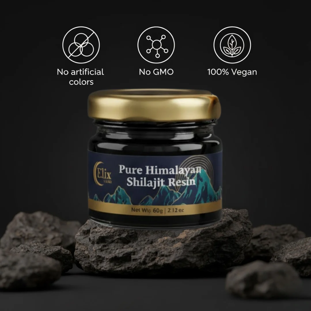 ElixLabs Pure Himalayan Shilajit Resin