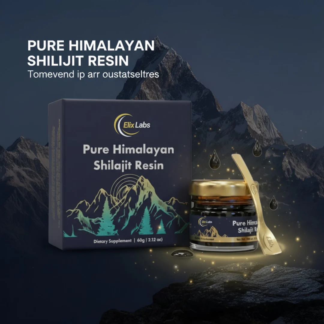 ElixLabs Pure Himalayan Shilajit Resin