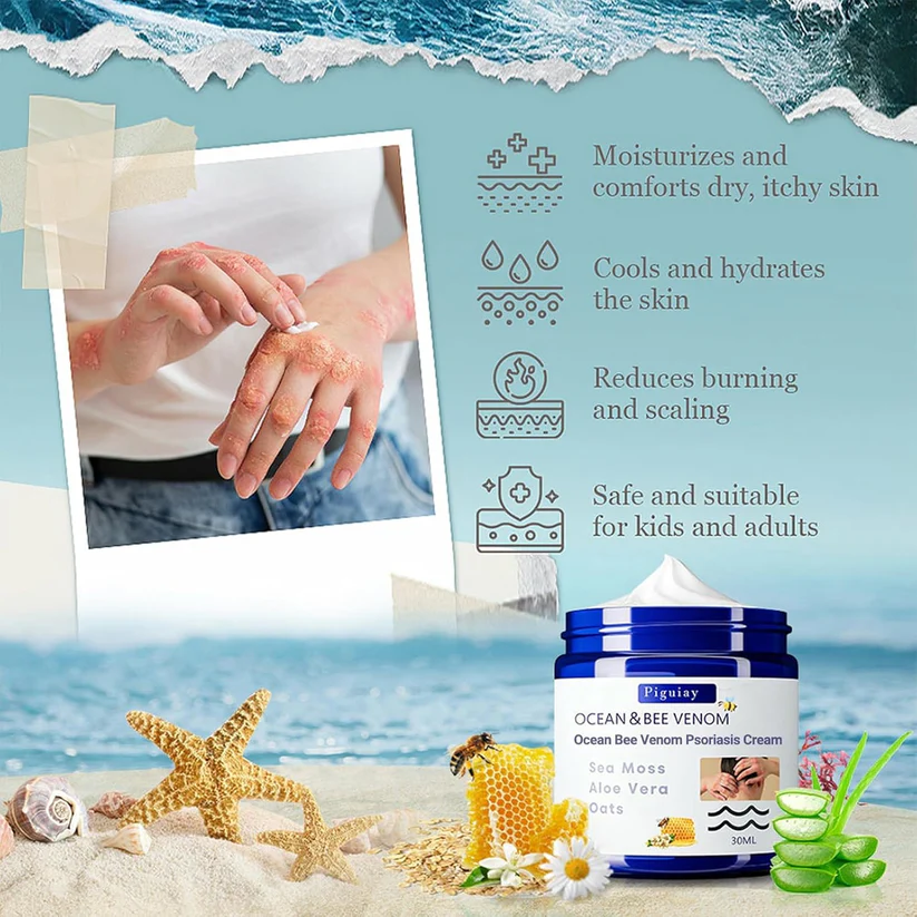 Bee Venom & Ocean Psoriasis Healing Cream