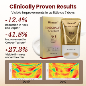 visually lifted neckline cream