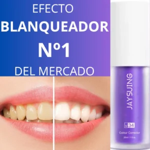 Purple Color Correcting Toothpaste – Instant Teeth Brightening and Stain Neutralizing Formula