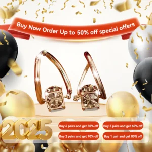 germanium magnetic stud earrings