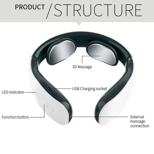 Smart Neck Massager – Deep Tension Relief & Muscle Relaxation