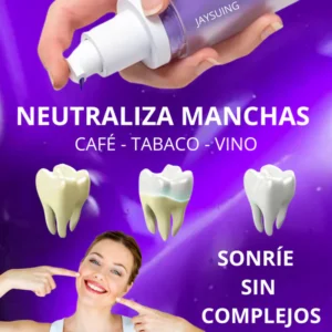 Purple Color Correcting Toothpaste – Instant Teeth Brightening and Stain Neutralizing Formula