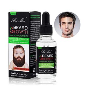 Natural Beard Growth & Thickening Oil – Nourishing Formula