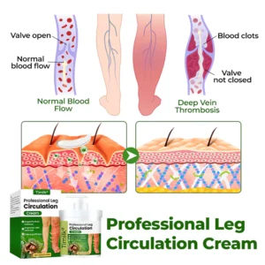 leg massage cream supporting circulation comfort