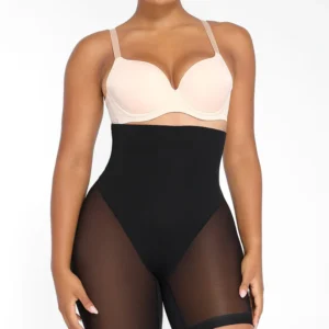 High-Compression Sculpting Shaper Shorts – Waist & Hip Support