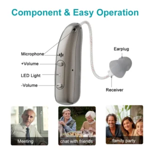 self fitting ear audio device
