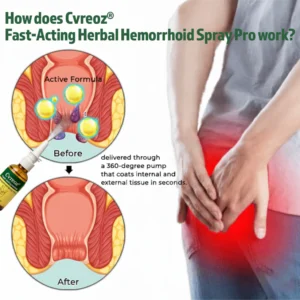 Cvreoz® Fast-Acting Herbal Hemorrhoid Spray Pro