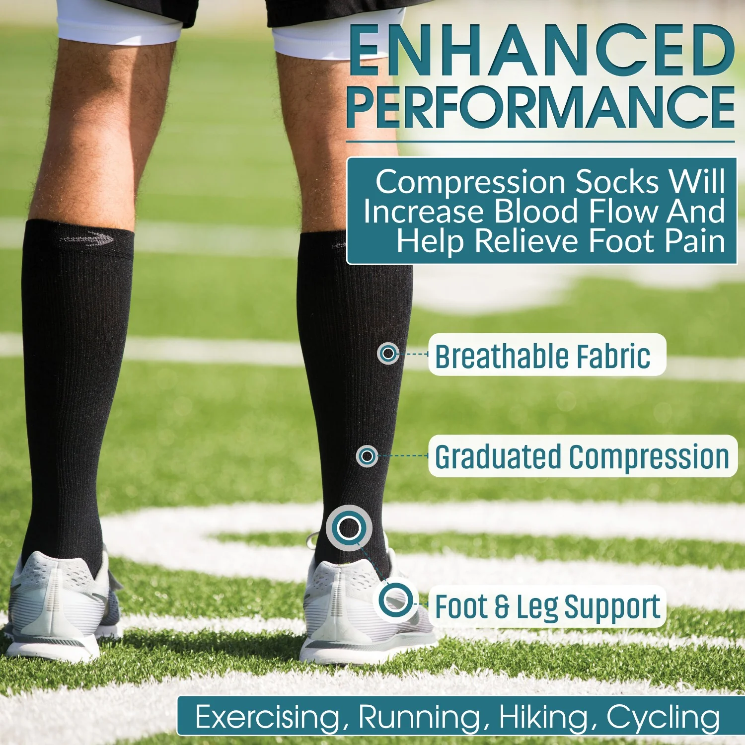 Vital Flows Compression Socks (20-30 mmHg)