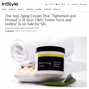 Neck Firming Cream with Green Tea and Vitamin C