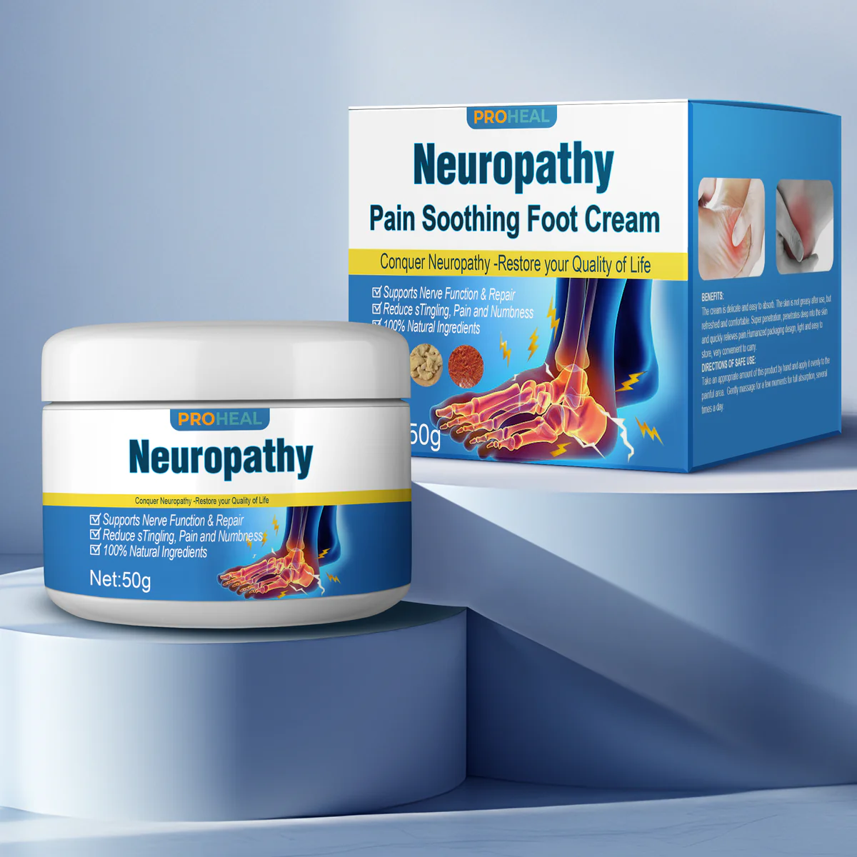 Nerve Relief & Neuropathy Healing Cream – Deep Soothing Formula