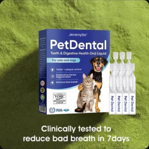 dog bad breath dental liquid