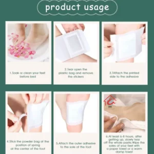 100% Merbal & Gentle Ingredient Detox Foot Pads