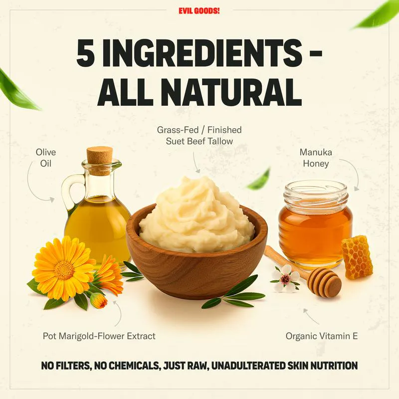 Lunakia - Beef Tallow Honey Moisturizer