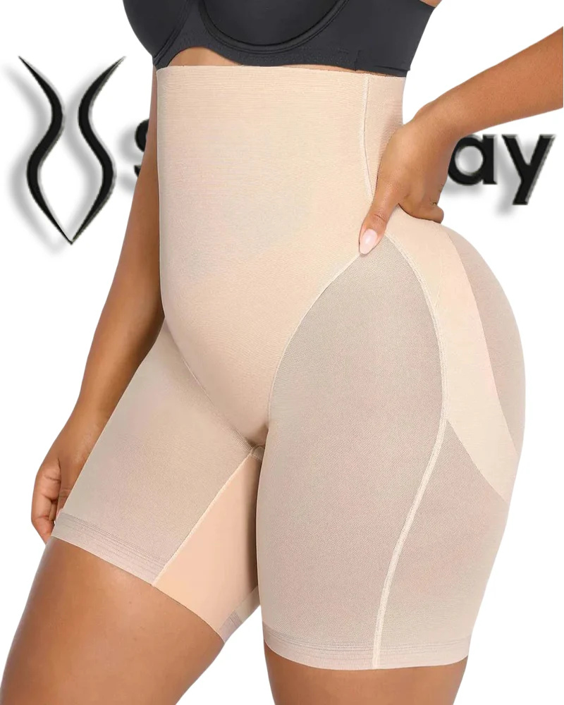High-Compression Sculpting Shaper Shorts – Waist & Hip Support