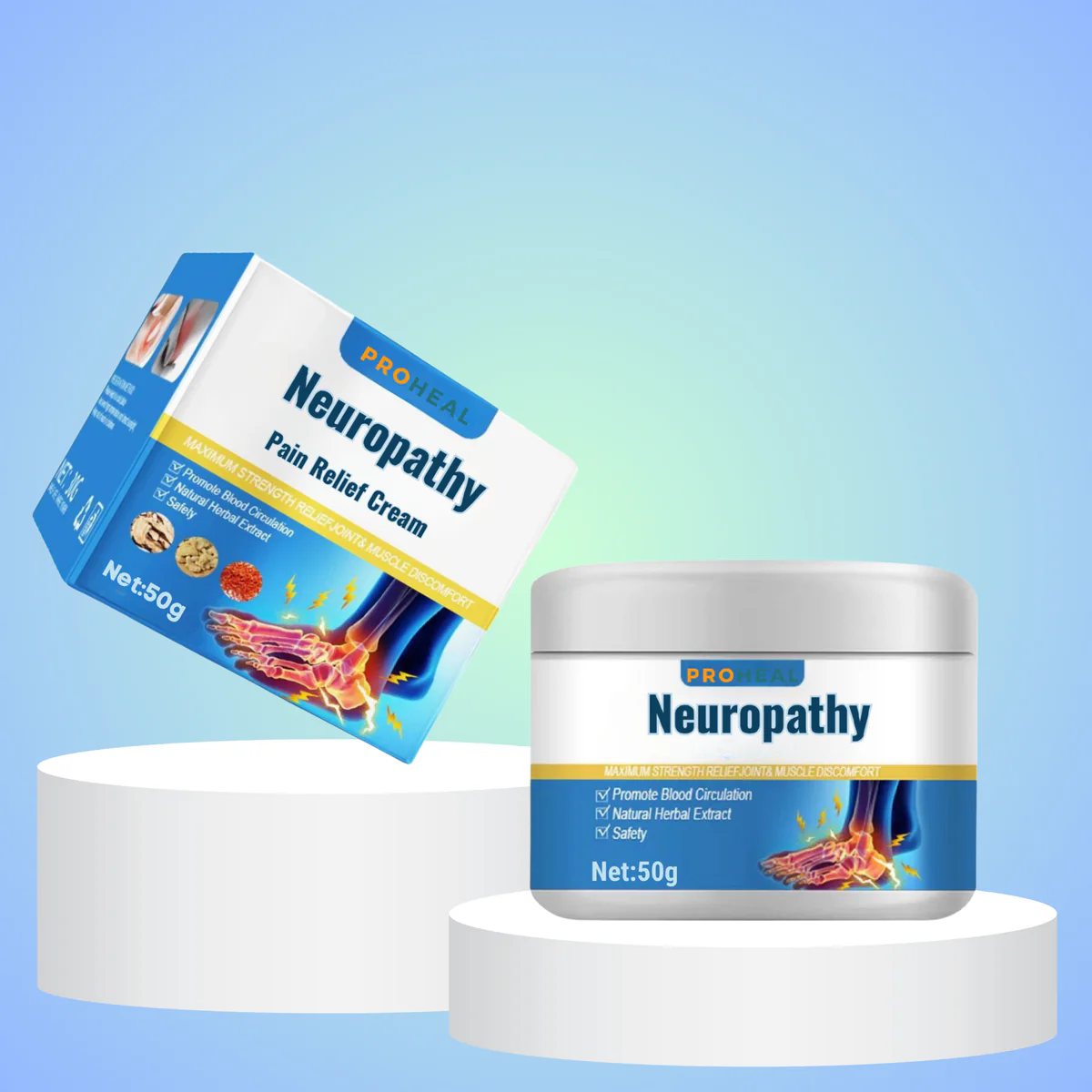 Nerve Relief & Neuropathy Healing Cream – Deep Soothing Formula