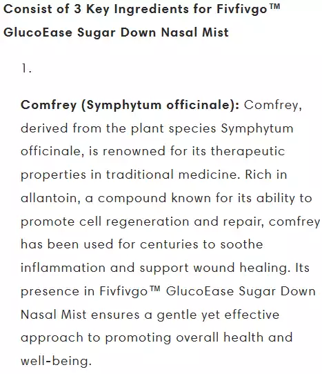 Introducing Fivfivgo™ GlucoEase Sugar Down Nasal Mist!