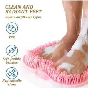 silicone foot scrubber design