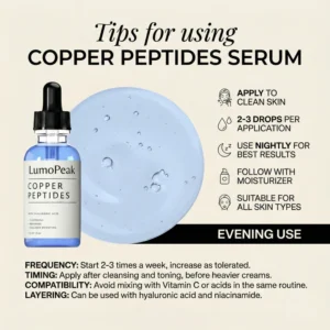 lumopeak copper peptide skin care serum