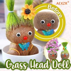aexzr grass head doll