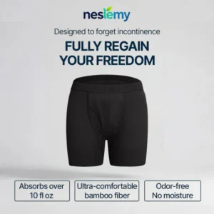 men’s washable incontinence boxer briefs for leak protection