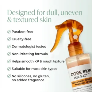 gentle skin exfoliating spray