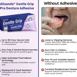 alisanda denture adhesive for all-day strong hold results