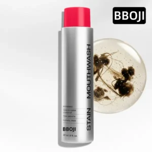 bboji whitening mouthwash before and after stain removal