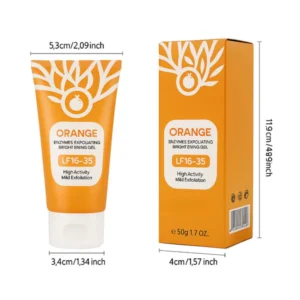 orangeglow exfoliating whitening gel for results