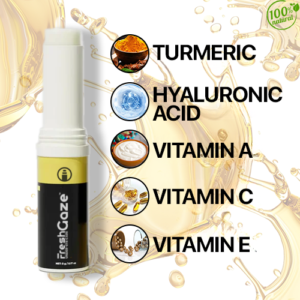 how to apply freshgaze balm for dark circles